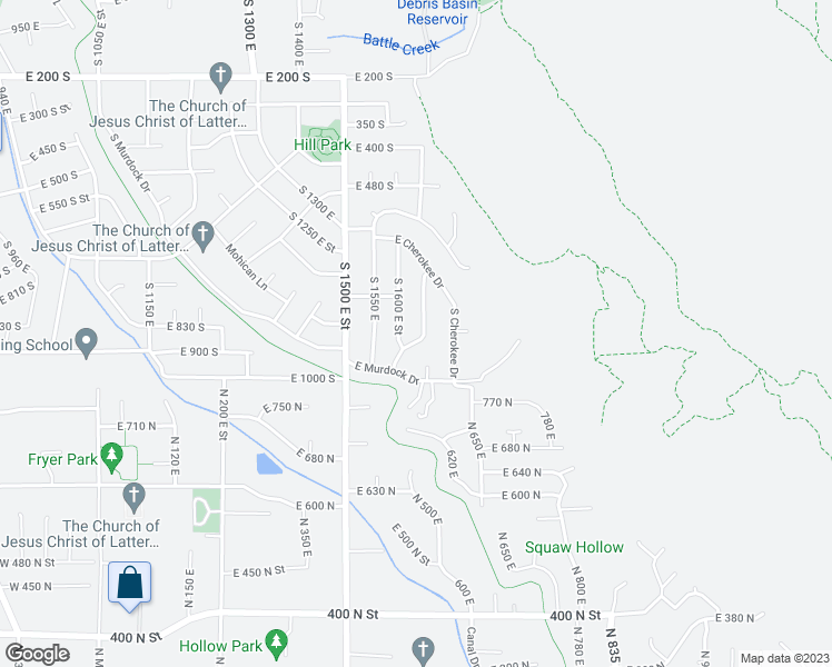 map of restaurants, bars, coffee shops, grocery stores, and more near 920 South 1680 East Street in Pleasant Grove