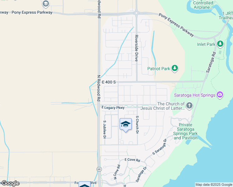 map of restaurants, bars, coffee shops, grocery stores, and more near 107 Ashgrove Lane in Saratoga Springs