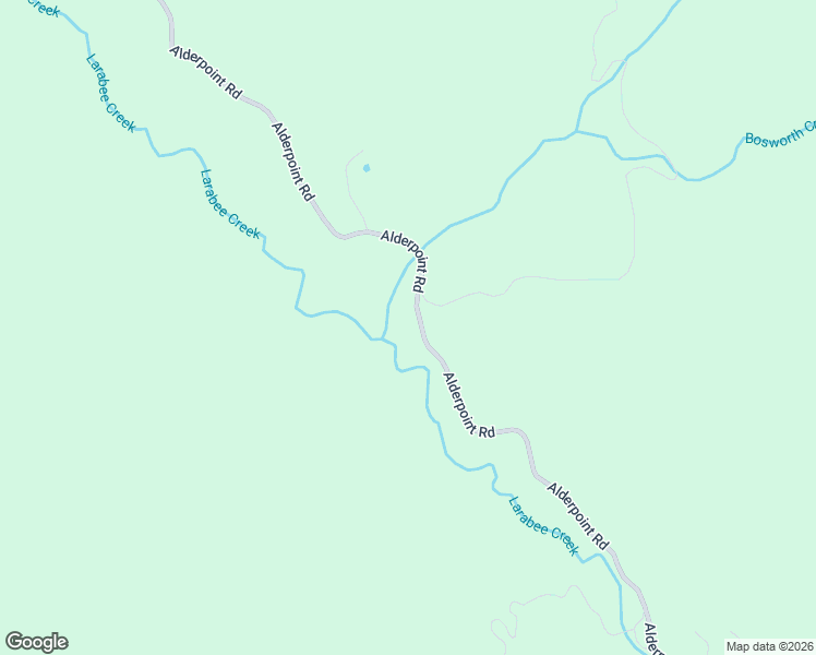 map of restaurants, bars, coffee shops, grocery stores, and more near 36111 Alderpoint Road in Humboldt