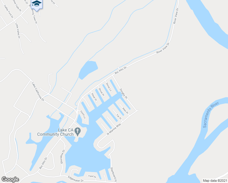 map of restaurants, bars, coffee shops, grocery stores, and more near 19268 Sloop Lane in Cottonwood