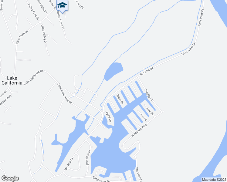 map of restaurants, bars, coffee shops, grocery stores, and more near 22496 Rio Alto Drive in Cottonwood