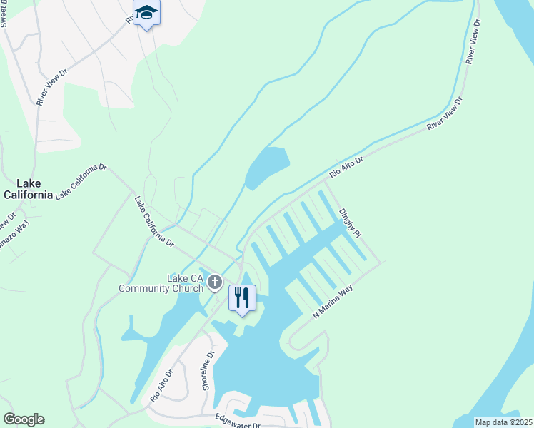 map of restaurants, bars, coffee shops, grocery stores, and more near 22496 Rio Alto Drive in Cottonwood