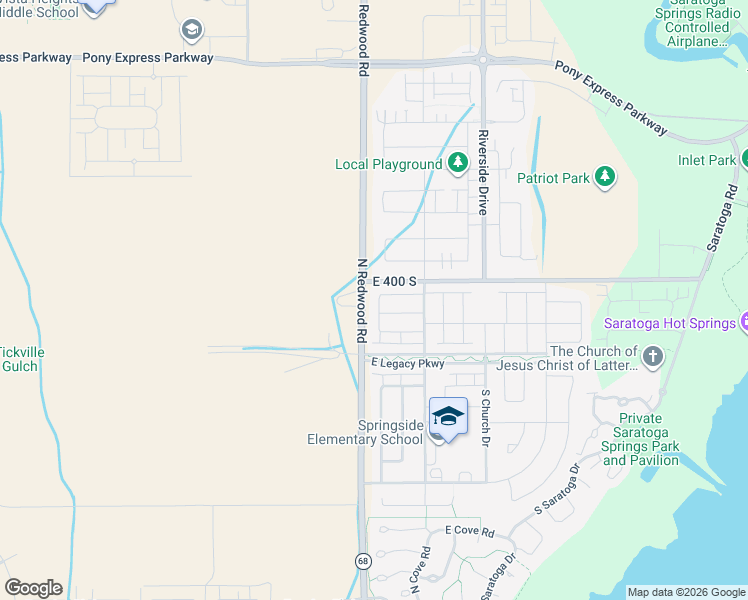 map of restaurants, bars, coffee shops, grocery stores, and more near 431 South Burr Oak Lane in Saratoga Springs