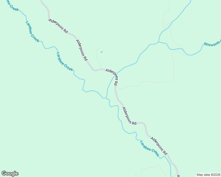 map of restaurants, bars, coffee shops, grocery stores, and more near 36111 Alderpoint Road in Blocksburg