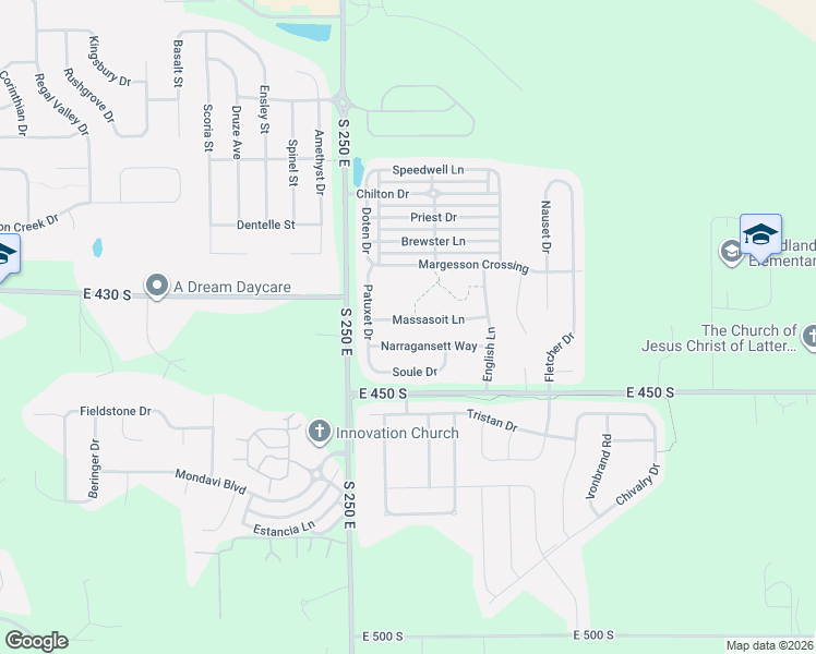 map of restaurants, bars, coffee shops, grocery stores, and more near 2641 Massasoit Lane in Lafayette