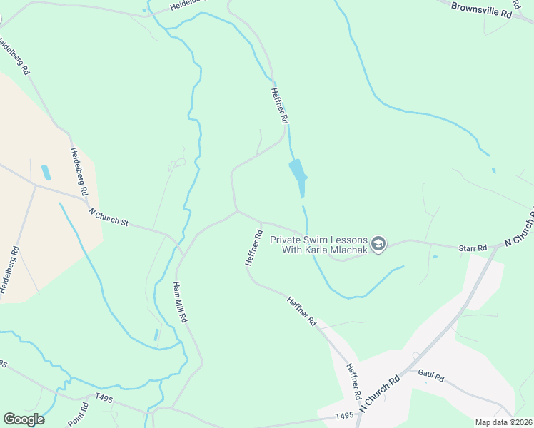 map of restaurants, bars, coffee shops, grocery stores, and more near 197 Starr Road in Wernersville