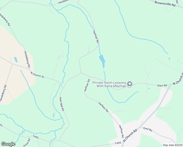 map of restaurants, bars, coffee shops, grocery stores, and more near 197 Starr Road in Wernersville