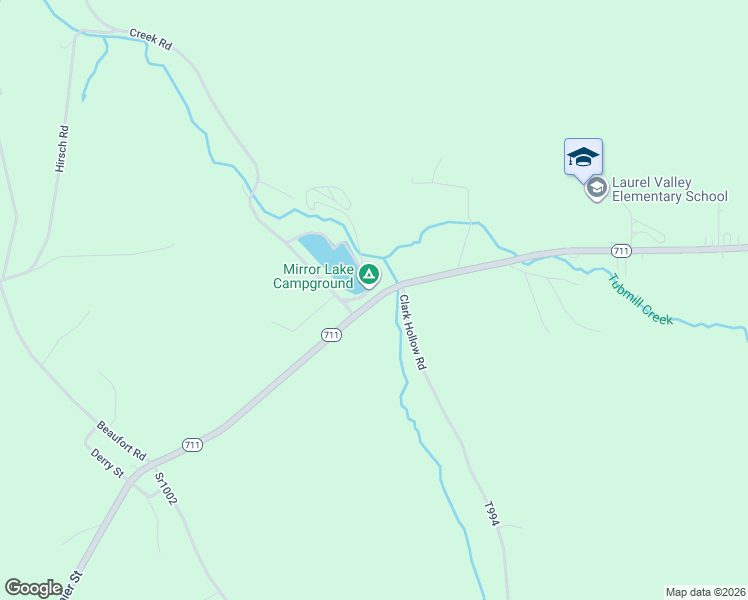 map of restaurants, bars, coffee shops, grocery stores, and more near 5518 Pennsylvania 711 in New Florence