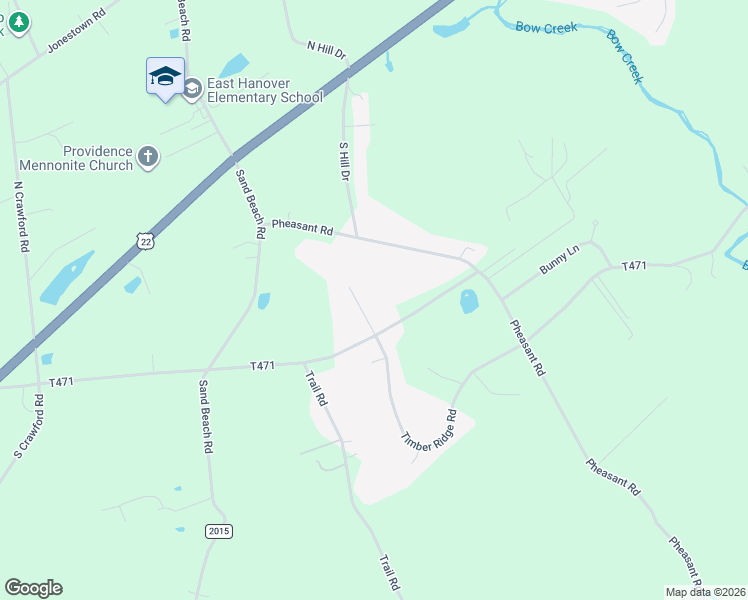 map of restaurants, bars, coffee shops, grocery stores, and more near 4 Lora Lane in Hummelstown