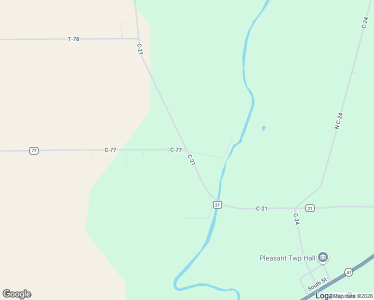 map of restaurants, bars, coffee shops, grocery stores, and more near 9501 C-77 in De Graff