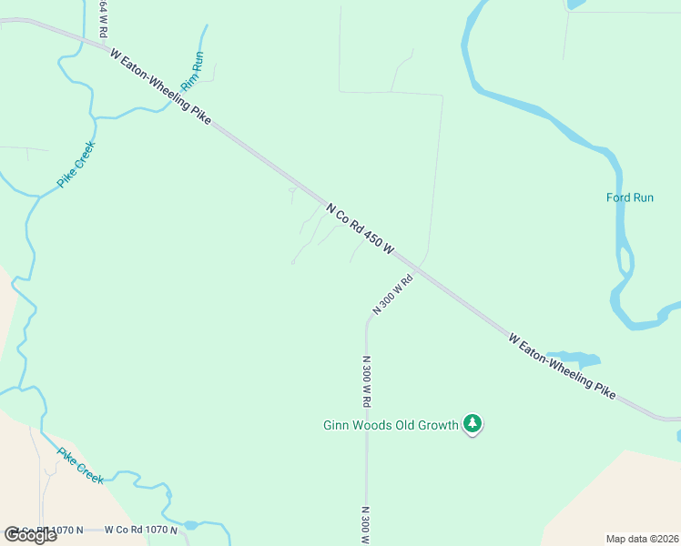 map of restaurants, bars, coffee shops, grocery stores, and more near 18201 North County Road 300 West in Muncie