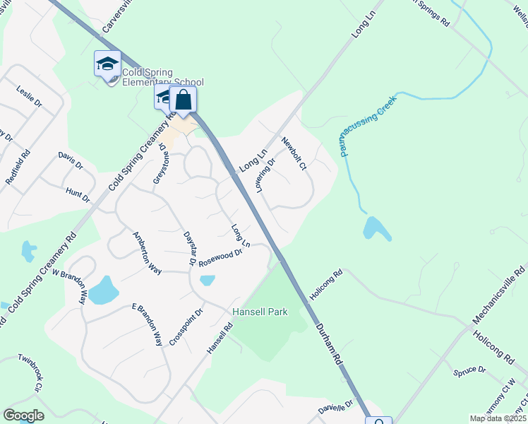 map of restaurants, bars, coffee shops, grocery stores, and more near 5164 Lovering Drive in Doylestown