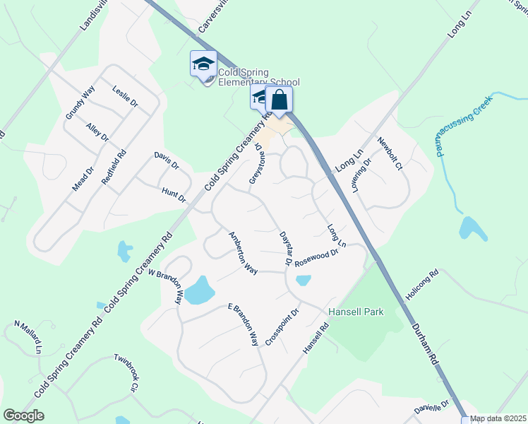 map of restaurants, bars, coffee shops, grocery stores, and more near 5053 Bridle Court in Doylestown