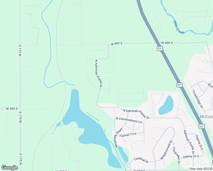 map of restaurants, bars, coffee shops, grocery stores, and more near 4423 West Admirals Pointe Drive in Lafayette