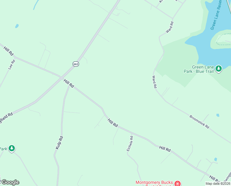 map of restaurants, bars, coffee shops, grocery stores, and more near 2215 Hill Road in Perkiomenville