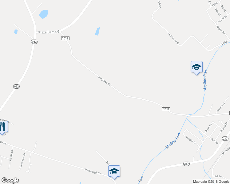 map of restaurants, bars, coffee shops, grocery stores, and more near 295 Bergman Road in Derry