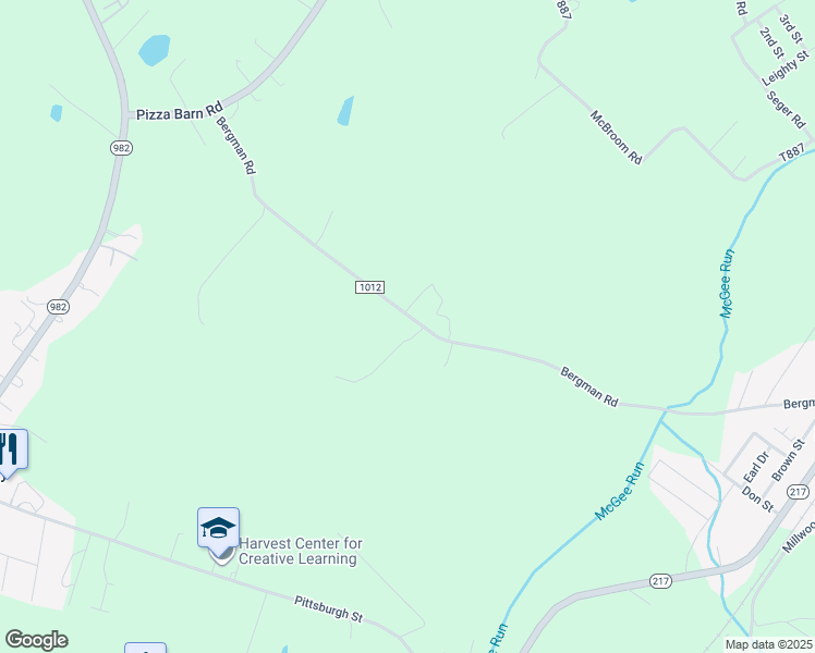 map of restaurants, bars, coffee shops, grocery stores, and more near 295 Bergman Road in Derry