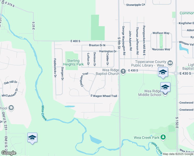 map of restaurants, bars, coffee shops, grocery stores, and more near 18 Pecos Court in Lafayette