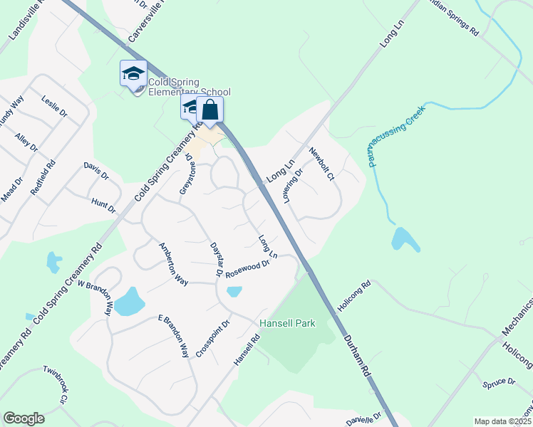 map of restaurants, bars, coffee shops, grocery stores, and more near 5138 Sugar Hill Court in Doylestown