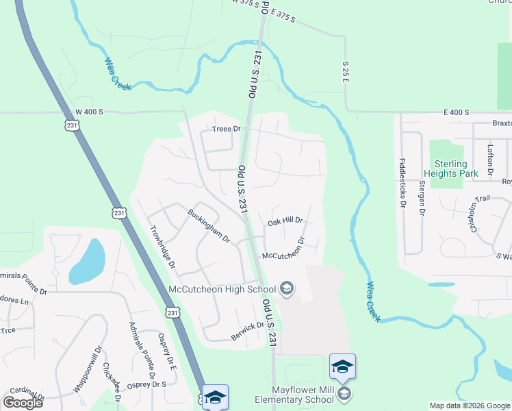 map of restaurants, bars, coffee shops, grocery stores, and more near 11 Goldenrod Court in Lafayette