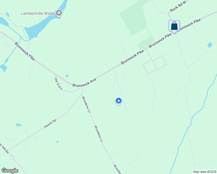 map of restaurants, bars, coffee shops, grocery stores, and more near 701 Brunswick Pike in Lambertville