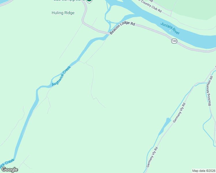 map of restaurants, bars, coffee shops, grocery stores, and more near 14843 Sycamore Lane in Mount Union