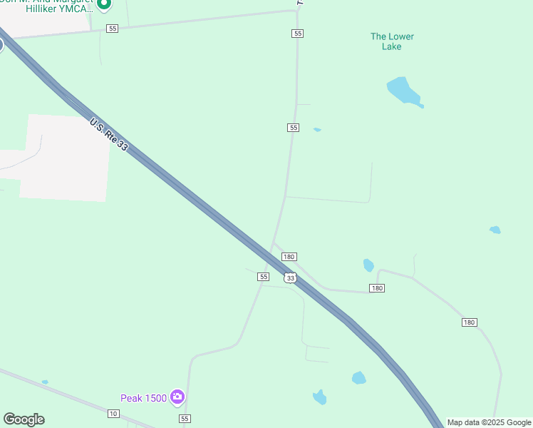 map of restaurants, bars, coffee shops, grocery stores, and more near 2236 Township Road 55 in Bellefontaine