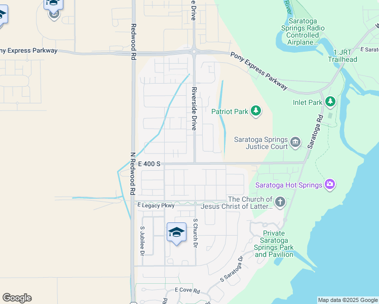 map of restaurants, bars, coffee shops, grocery stores, and more near 356 South High Rock Avenue in Saratoga Springs