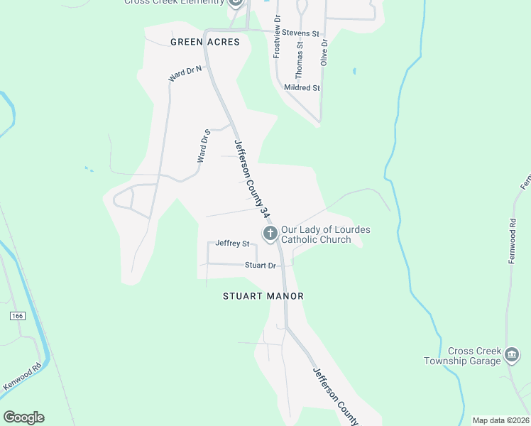 map of restaurants, bars, coffee shops, grocery stores, and more near 1186-1226 Bantam Ridge Road in Steubenville