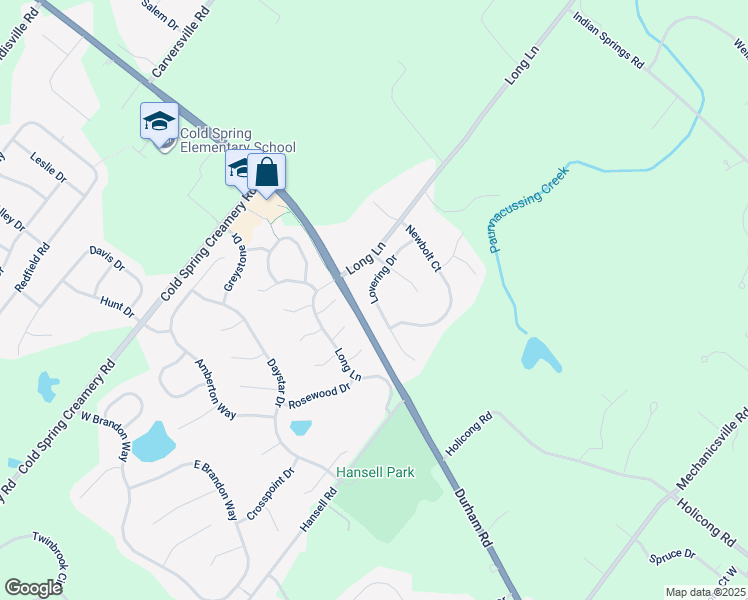 map of restaurants, bars, coffee shops, grocery stores, and more near 5164 Lovering Drive in Doylestown