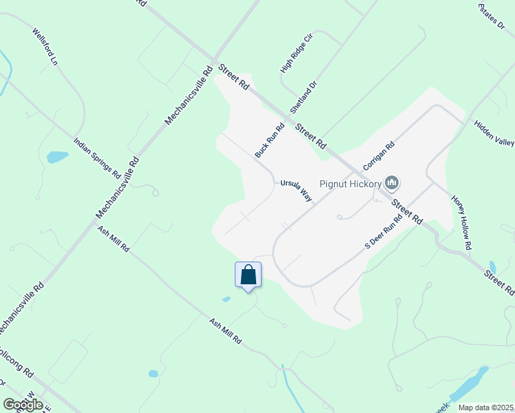 map of restaurants, bars, coffee shops, grocery stores, and more near 3016 Antler Drive in Doylestown
