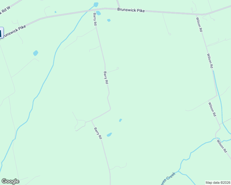 map of restaurants, bars, coffee shops, grocery stores, and more near 34 Barry Road in Lambertville