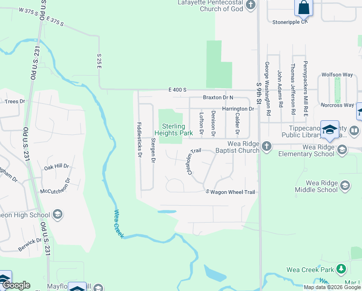 map of restaurants, bars, coffee shops, grocery stores, and more near 30 North Lobo Court in Lafayette