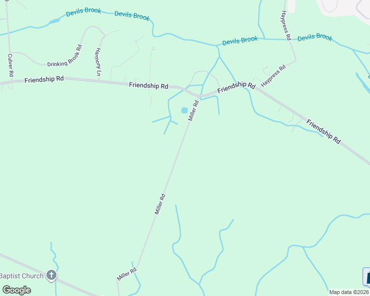map of restaurants, bars, coffee shops, grocery stores, and more near 84 Miller Road in South Brunswick Township
