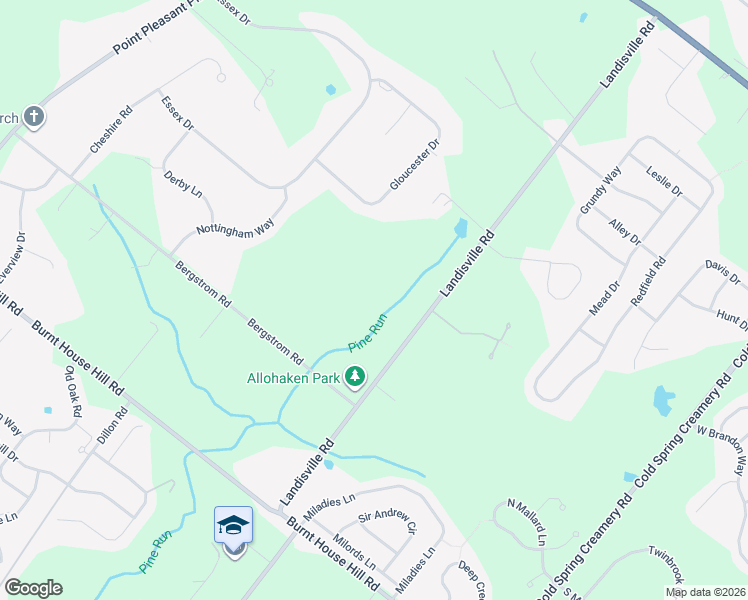 map of restaurants, bars, coffee shops, grocery stores, and more near 4783 Landisville Road in Doylestown