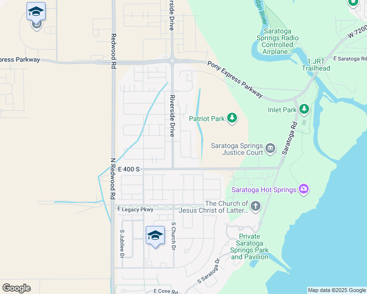 map of restaurants, bars, coffee shops, grocery stores, and more near 322 South Buckhorn Bath Avenue in Saratoga Springs