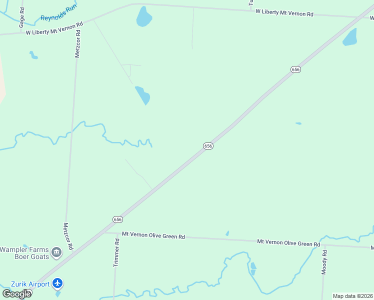 map of restaurants, bars, coffee shops, grocery stores, and more near 5331 Ohio 656 in Centerburg