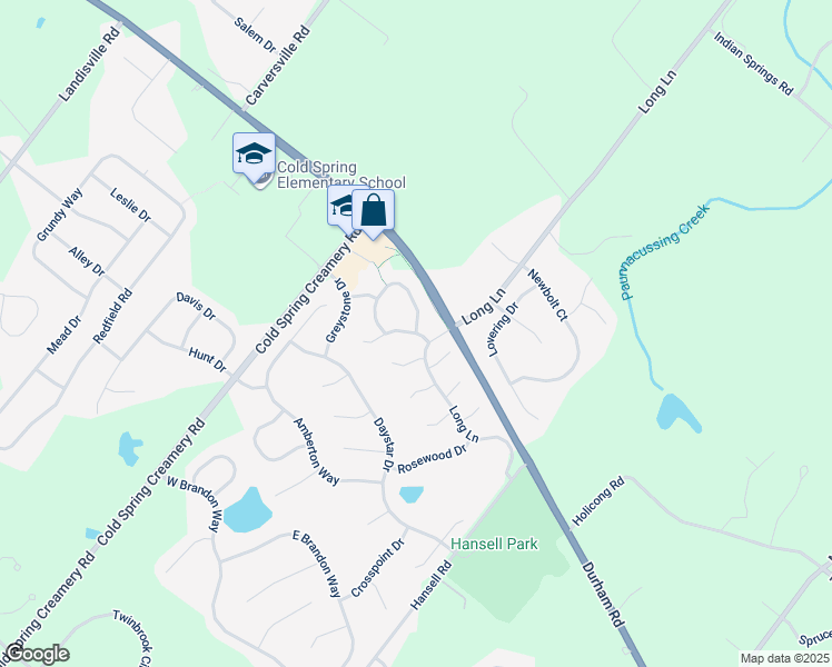 map of restaurants, bars, coffee shops, grocery stores, and more near 5143 Barness Court in Doylestown