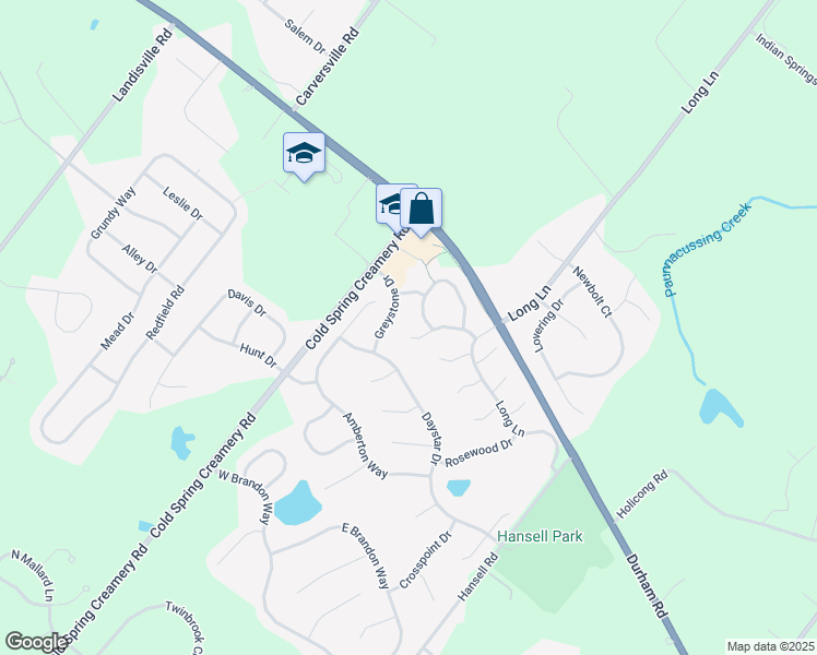map of restaurants, bars, coffee shops, grocery stores, and more near 5115 Barness Court in Doylestown