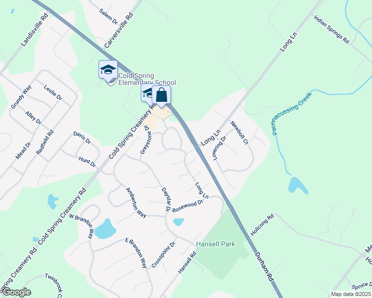 map of restaurants, bars, coffee shops, grocery stores, and more near 5168 Barness Court in Doylestown