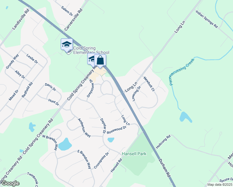map of restaurants, bars, coffee shops, grocery stores, and more near 5168 Barness Court in Doylestown