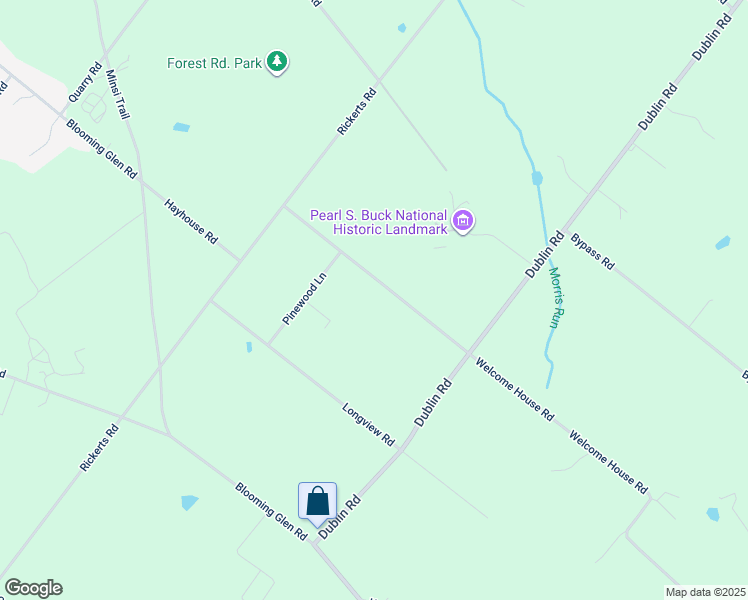 map of restaurants, bars, coffee shops, grocery stores, and more near 714 Welcome House Road in Perkasie