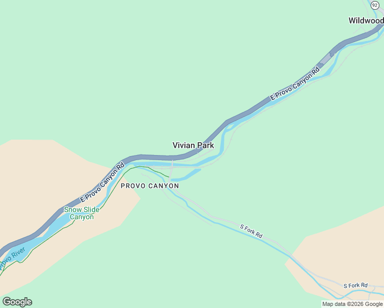 map of restaurants, bars, coffee shops, grocery stores, and more near 3702 East Provo Canyon Road in Provo