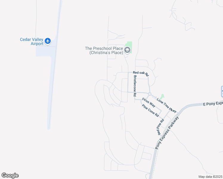 map of restaurants, bars, coffee shops, grocery stores, and more near 7627 North Riva Ridge Road in Eagle Mountain