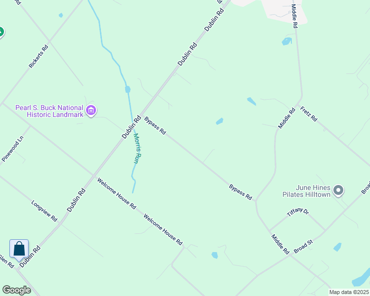 map of restaurants, bars, coffee shops, grocery stores, and more near 965 Bypass Road in Perkasie