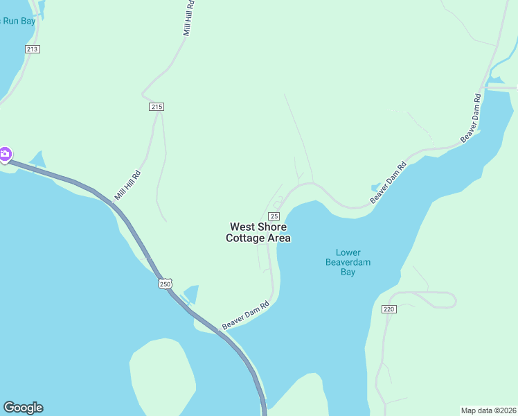 map of restaurants, bars, coffee shops, grocery stores, and more near 86640 Beaver Dam Road in Scio