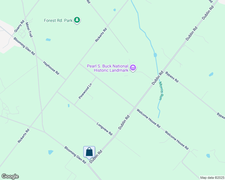 map of restaurants, bars, coffee shops, grocery stores, and more near 714 Welcome House Road in Perkasie