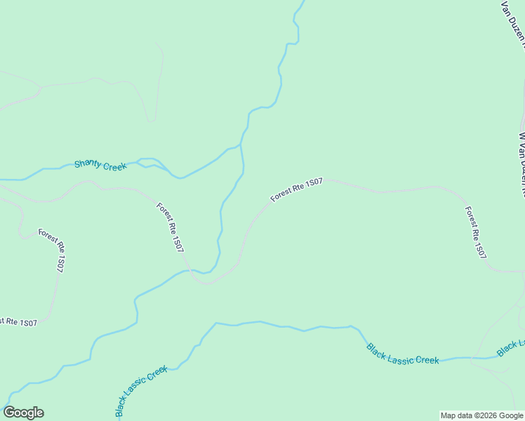 map of restaurants, bars, coffee shops, grocery stores, and more near Forest Route 1S07 in Ruth