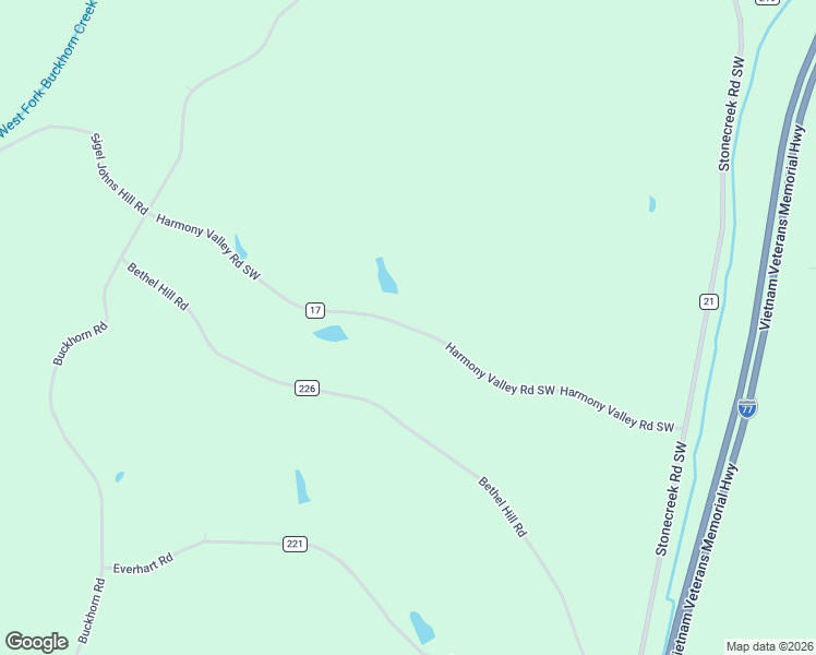 map of restaurants, bars, coffee shops, grocery stores, and more near County Highway 17 in Tuscarawas County