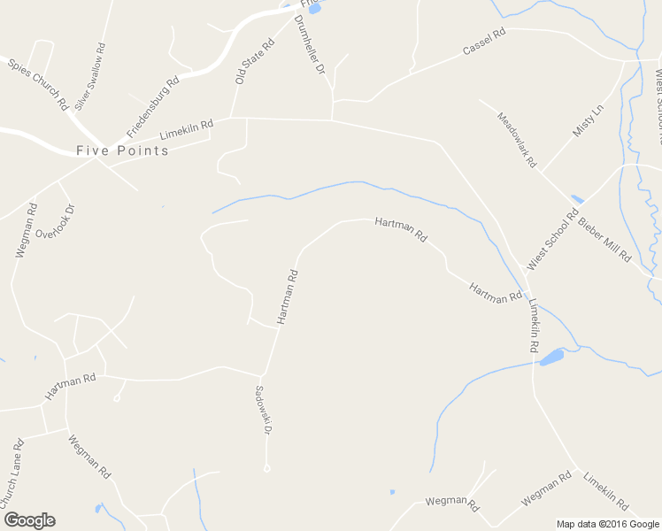 map of restaurants, bars, coffee shops, grocery stores, and more near 455 Hartman Road in Reading